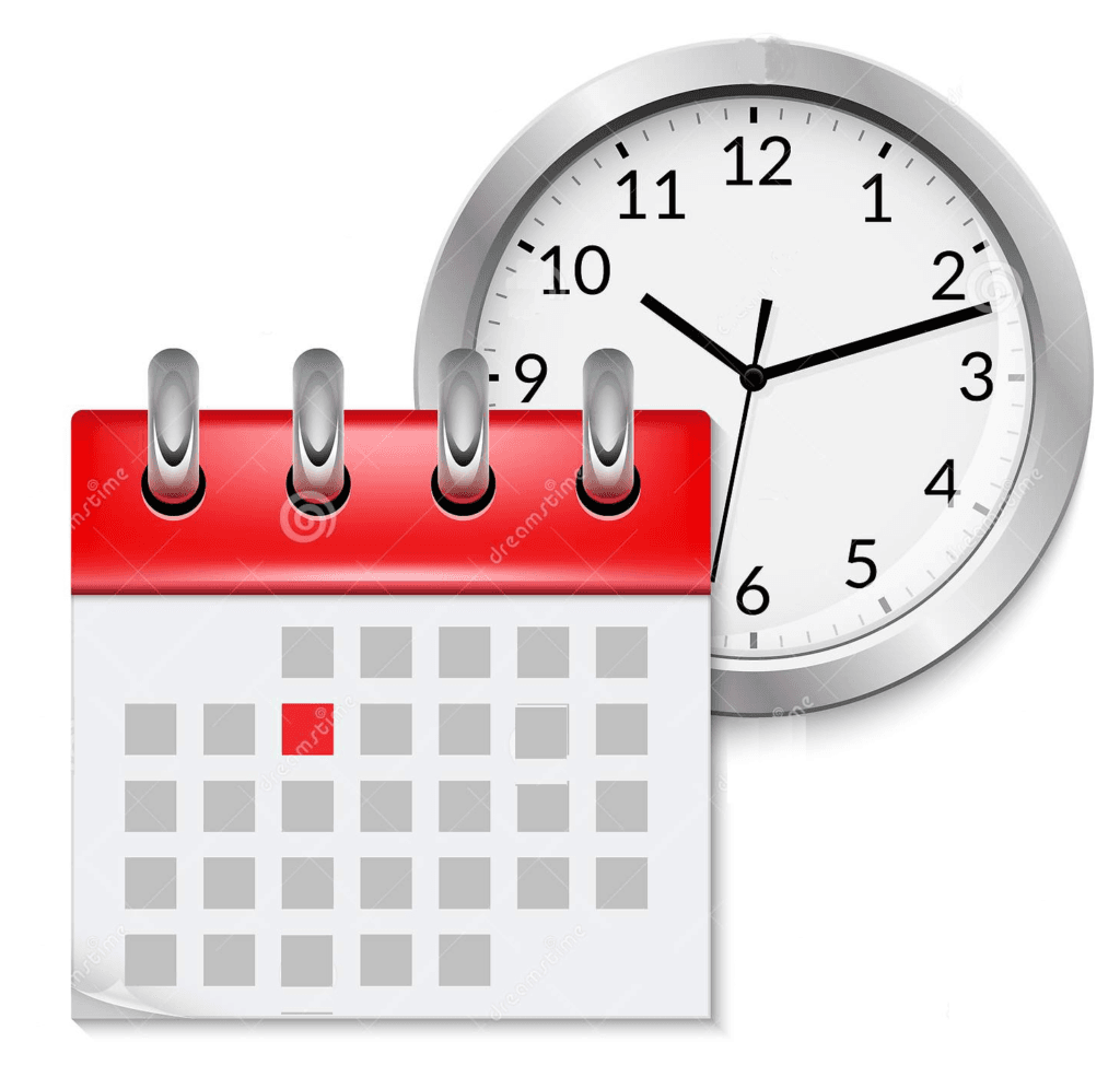 Calendário e agendamento
